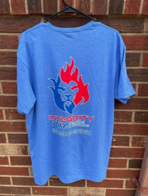 Blue Company Shirt Back